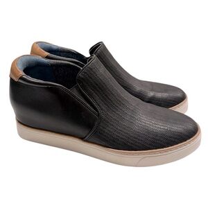 Dr. Scholl's Shoes Women's If Only Wedged Sneaker 8.5 M Black